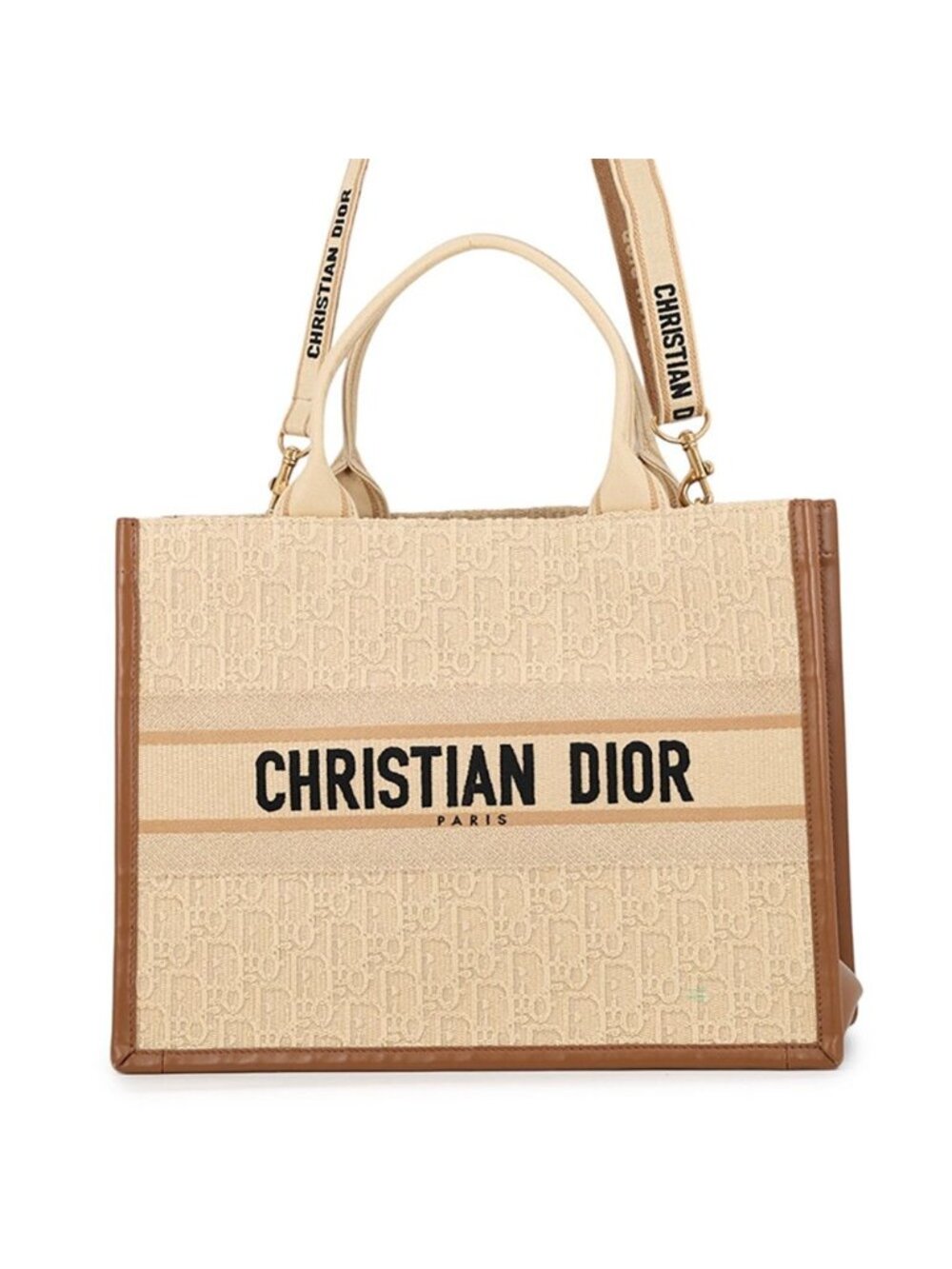 Dior Tote Bag Book Canvas 2-Way